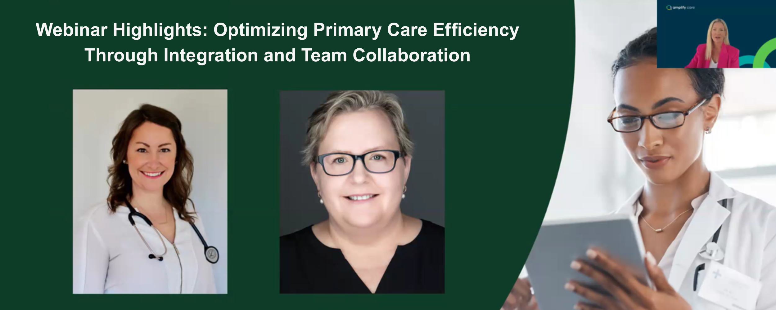 Webinar Highlights: Optimizing Primary Care Efficiency Through  Integration and Team Collaboration